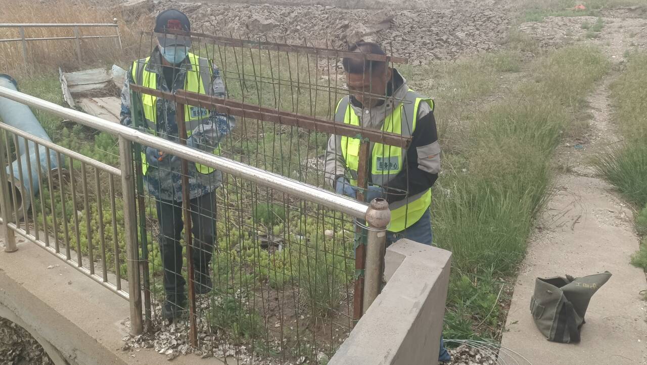 5.8服務中心泵站維修護欄